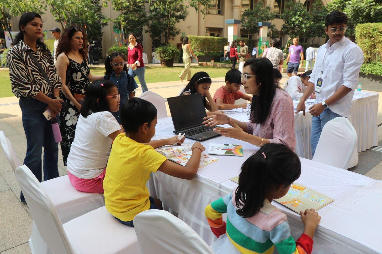 Stories by the Lake Season 1 — festival moment at Hiranandani Gardens, Powai